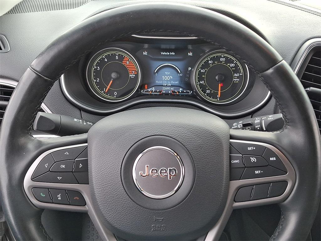 used 2021 Jeep Cherokee car, priced at $24,400