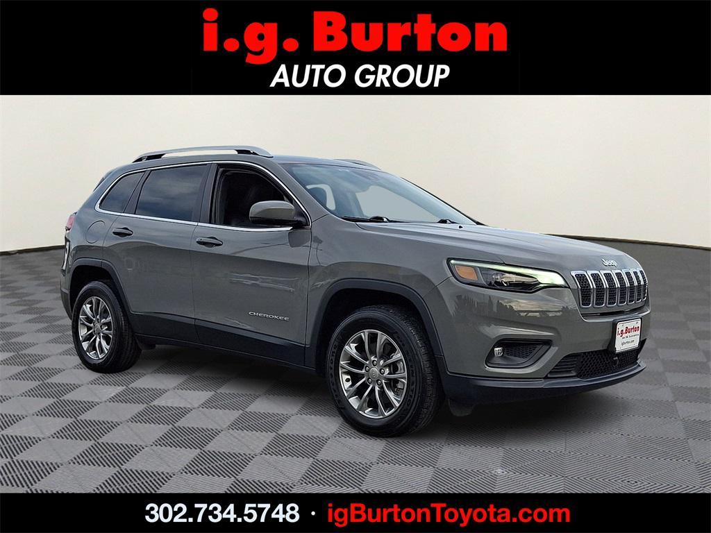 used 2021 Jeep Cherokee car, priced at $24,400