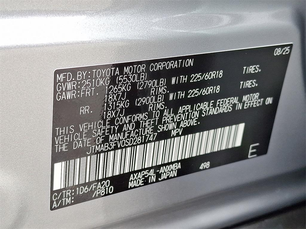 new 2025 Toyota RAV4 Hybrid car, priced at $48,339