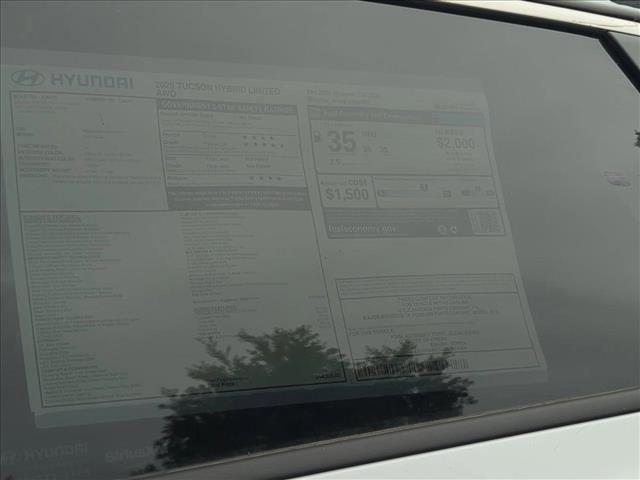 new 2025 Hyundai TUCSON Hybrid car, priced at $44,220