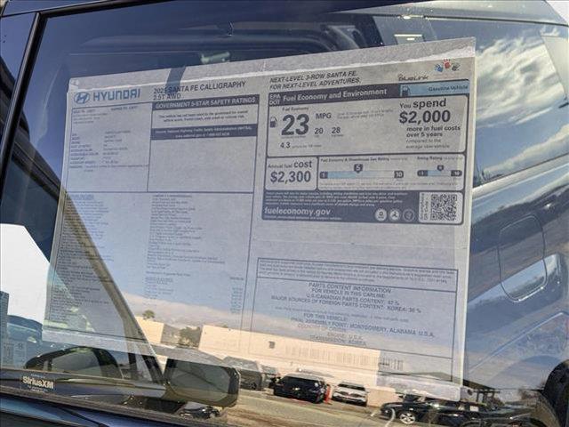 new 2025 Hyundai Santa Fe car, priced at $48,076