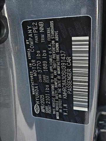 new 2025 Hyundai Venue car, priced at $22,464