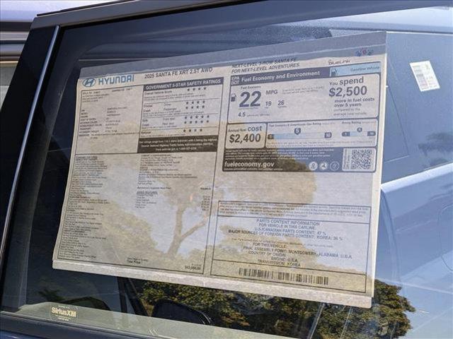 new 2025 Hyundai Santa Fe car, priced at $42,050