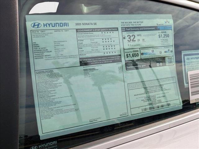 new 2025 Hyundai Sonata car, priced at $27,293