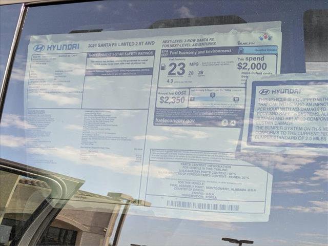 new 2024 Hyundai Santa Fe car, priced at $45,253