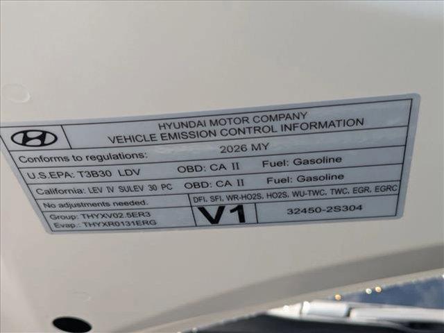 new 2026 Hyundai Sonata car, priced at $31,500