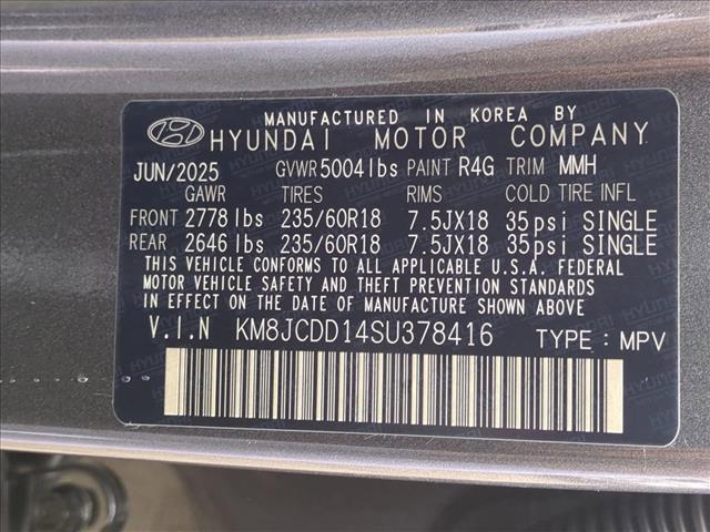 new 2025 Hyundai TUCSON Hybrid car, priced at $36,959