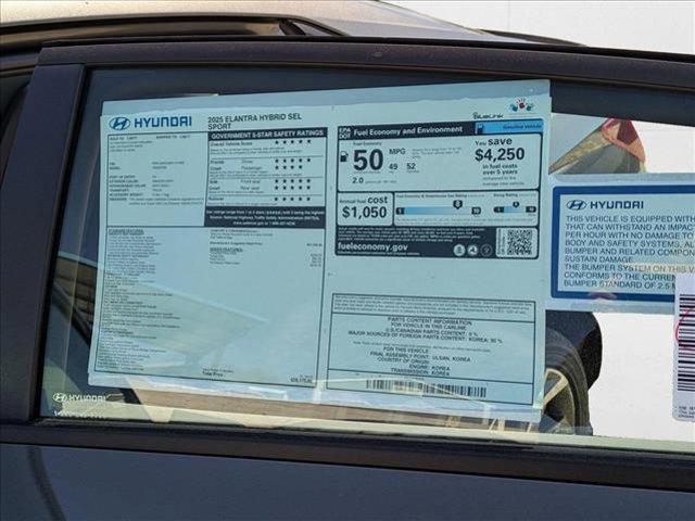 new 2025 Hyundai ELANTRA HEV car, priced at $28,653