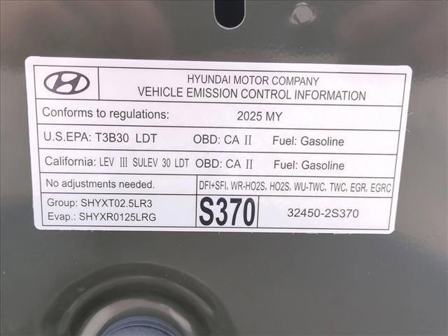 new 2025 Hyundai Tucson car, priced at $34,268