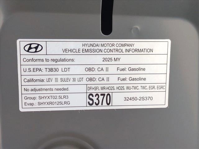 new 2025 Hyundai Tucson car, priced at $37,140