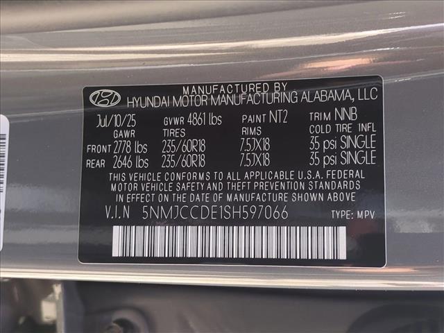 new 2025 Hyundai Tucson car, priced at $37,140