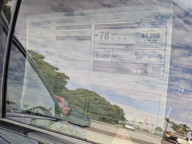 new 2025 Hyundai IONIQ 5 N car, priced at $67,990