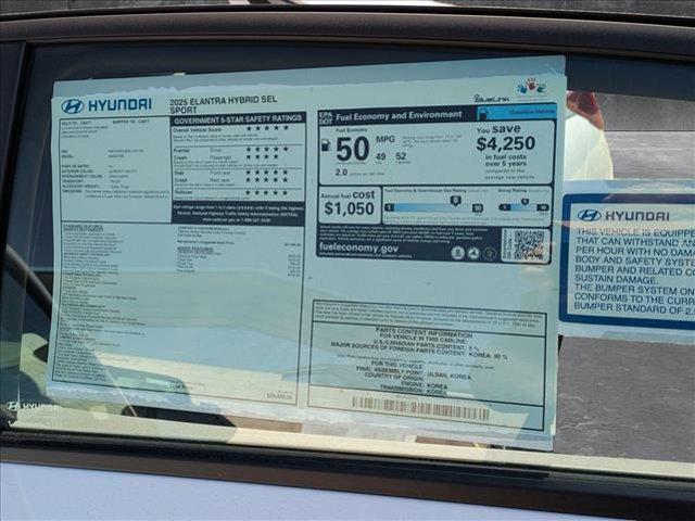 new 2025 Hyundai Elantra car, priced at $29,685