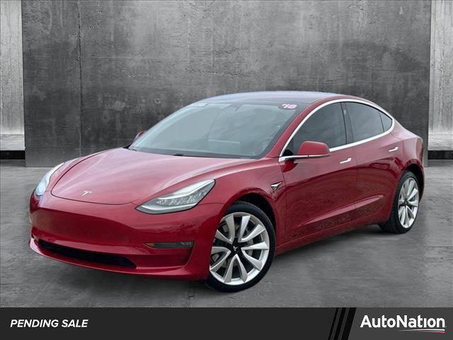 used 2018 Tesla Model 3 car, priced at $19,349