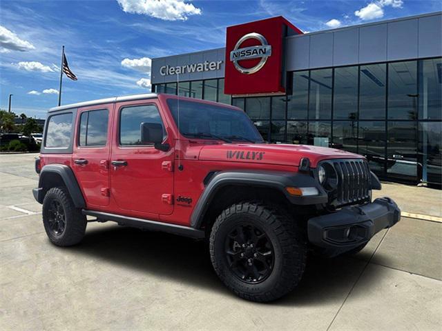 used 2022 Jeep Wrangler Unlimited car, priced at $29,993