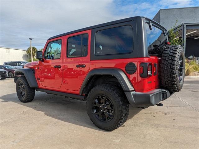 used 2022 Jeep Wrangler Unlimited car, priced at $29,993