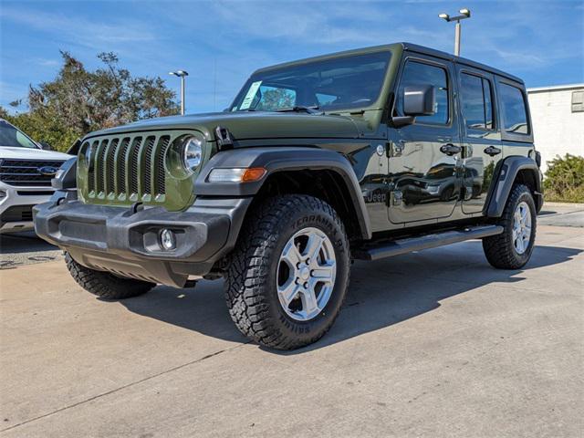 used 2021 Jeep Wrangler Unlimited car, priced at $27,593