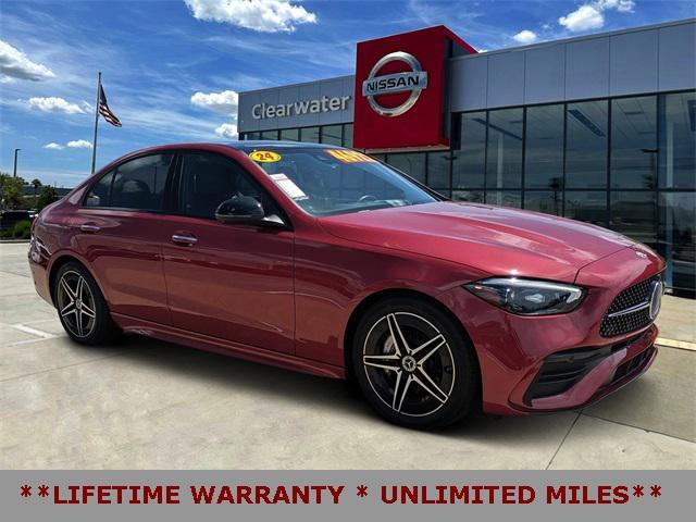 used 2024 Mercedes-Benz C-Class car, priced at $42,922