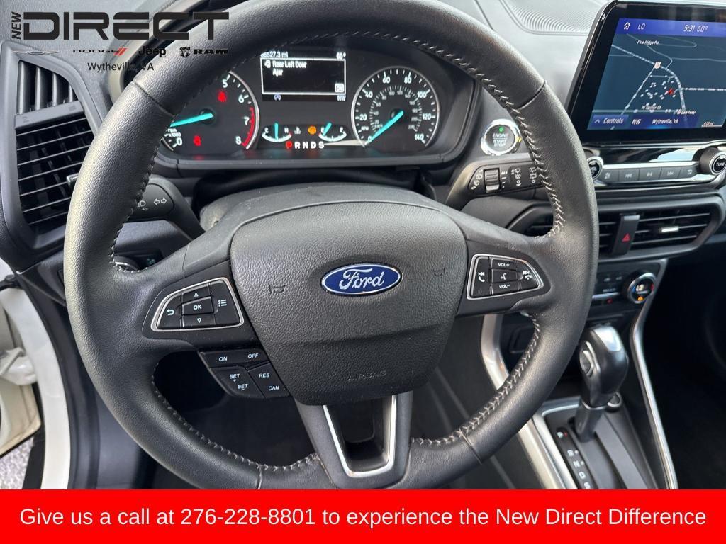 used 2021 Ford EcoSport car, priced at $16,486
