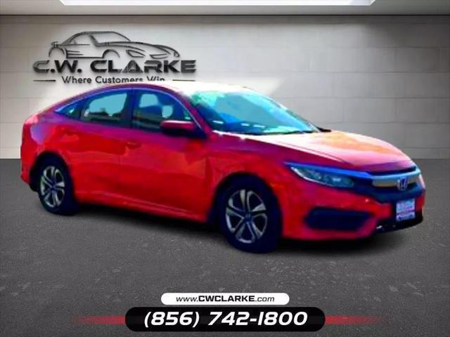 used 2017 Honda Civic car, priced at $10,911