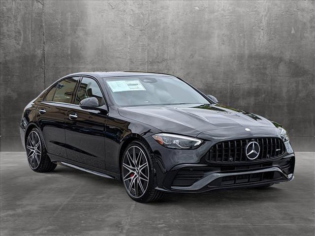 new 2024 Mercedes-Benz AMG C 43 car, priced at $72,140