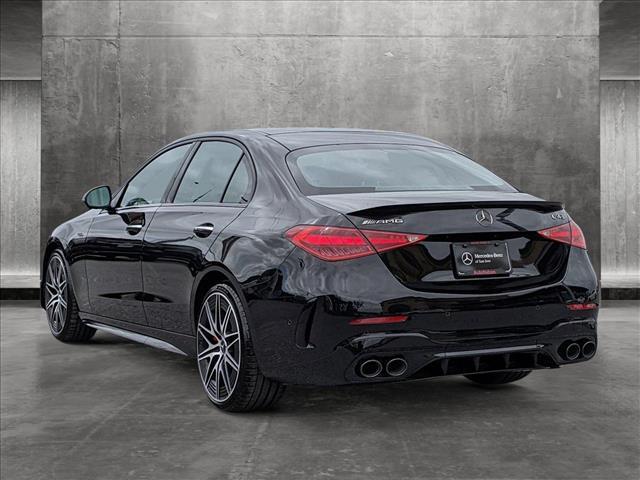 new 2024 Mercedes-Benz AMG C 43 car, priced at $72,140