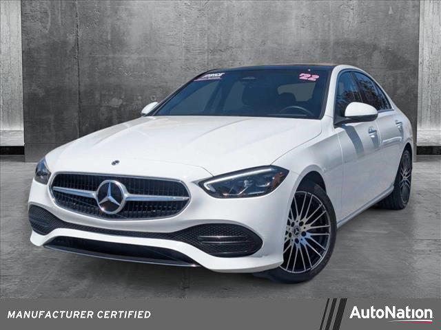 used 2022 Mercedes-Benz C-Class car, priced at $33,991