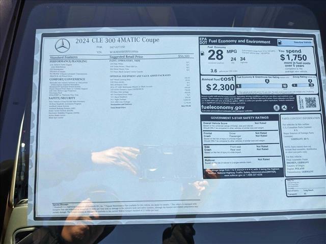 new 2024 Mercedes-Benz CLE 300 car, priced at $62,795