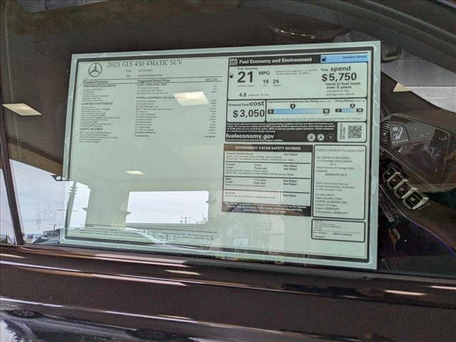 new 2025 Mercedes-Benz GLS 450 car, priced at $97,990