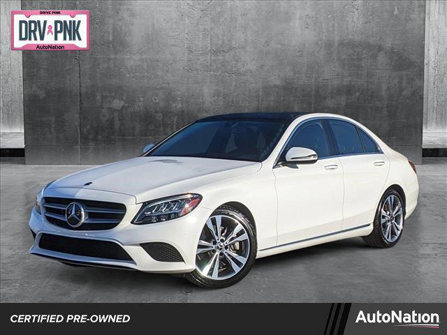 used 2021 Mercedes-Benz C-Class car, priced at $25,622