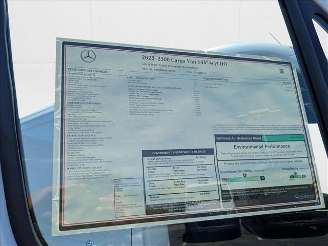 new 2025 Mercedes-Benz Sprinter 2500 car, priced at $57,687