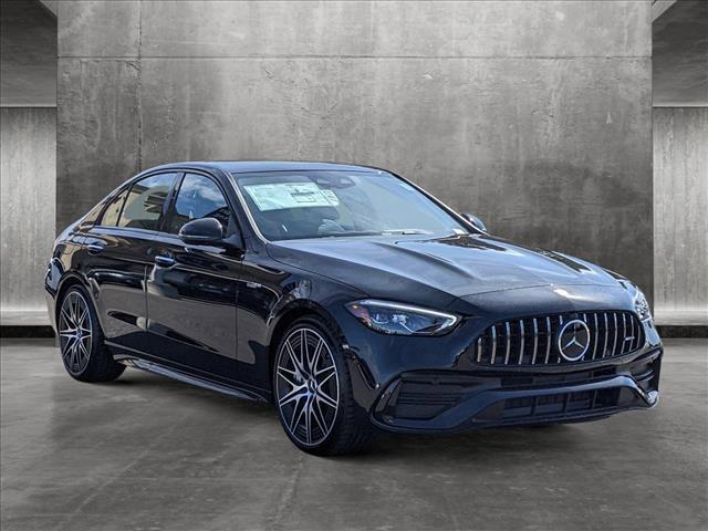 new 2024 Mercedes-Benz AMG C 43 car, priced at $68,790