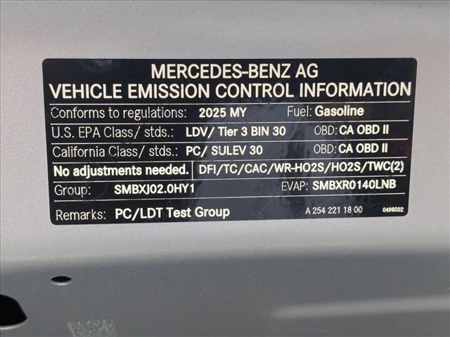 new 2025 Mercedes-Benz GLC 300 car, priced at $55,275