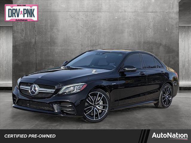 used 2020 Mercedes-Benz AMG C 43 car, priced at $38,773