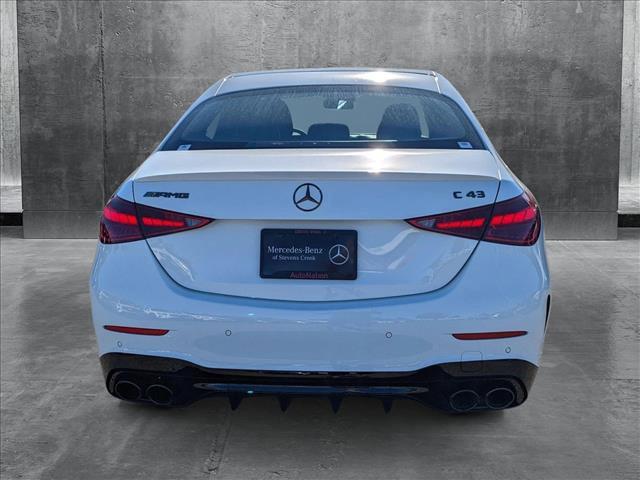 new 2025 Mercedes-Benz AMG C 43 car, priced at $70,390