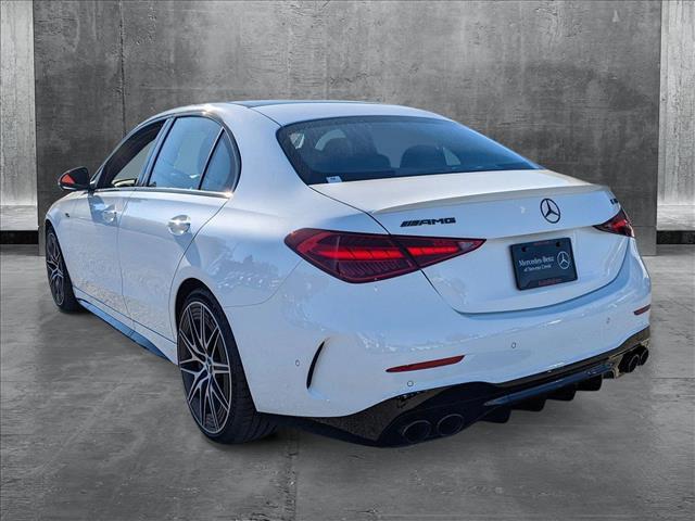 new 2025 Mercedes-Benz AMG C 43 car, priced at $70,390