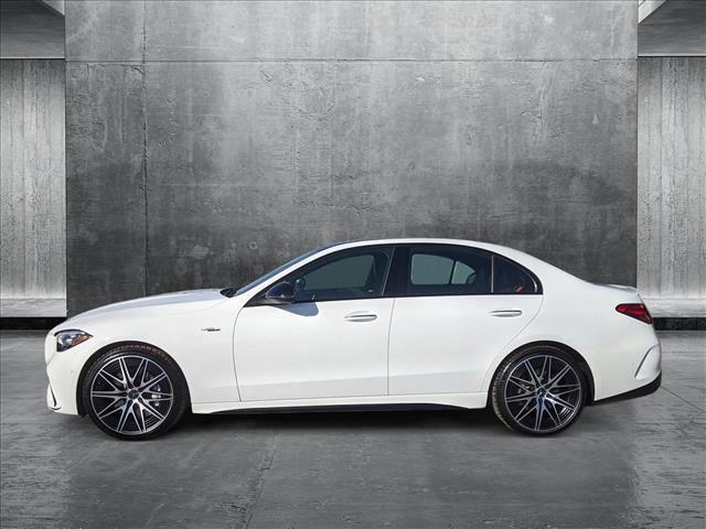 new 2025 Mercedes-Benz AMG C 43 car, priced at $67,415