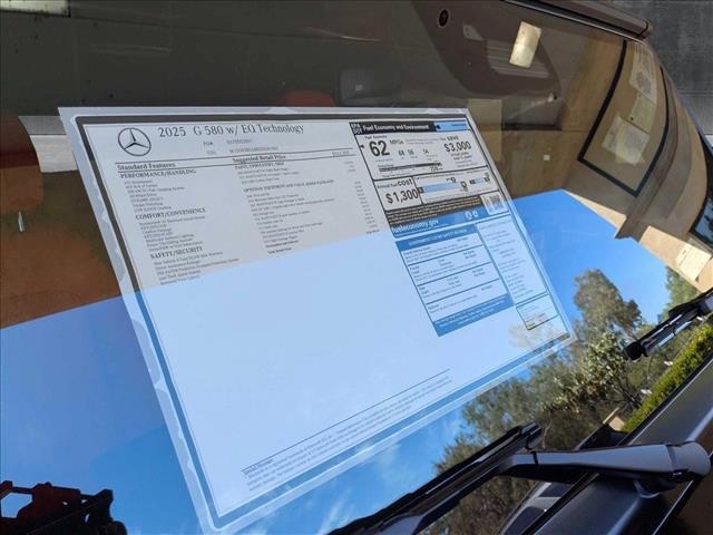new 2025 Mercedes-Benz G-Class car, priced at $184,390