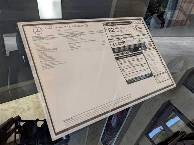 new 2025 Mercedes-Benz G-Class car, priced at $180,935