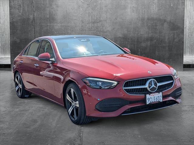 used 2022 Mercedes-Benz C-Class car, priced at $35,995
