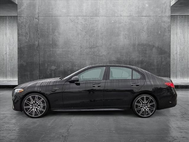 new 2025 Mercedes-Benz AMG C 43 car, priced at $73,125