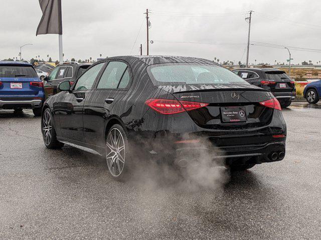 new 2025 Mercedes-Benz AMG C 43 car, priced at $73,125