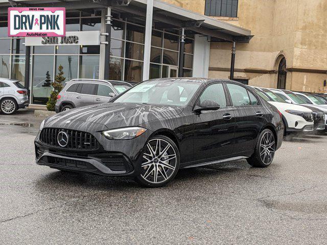 new 2025 Mercedes-Benz AMG C 43 car, priced at $73,125