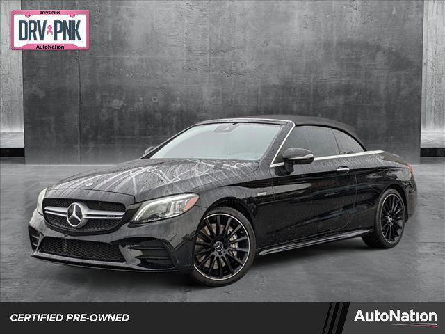 used 2021 Mercedes-Benz AMG C 43 car, priced at $46,586