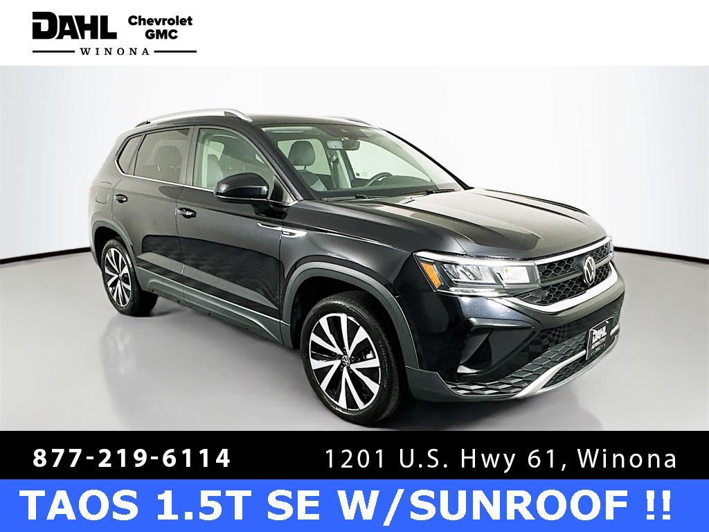 used 2023 Volkswagen Taos car, priced at $21,900