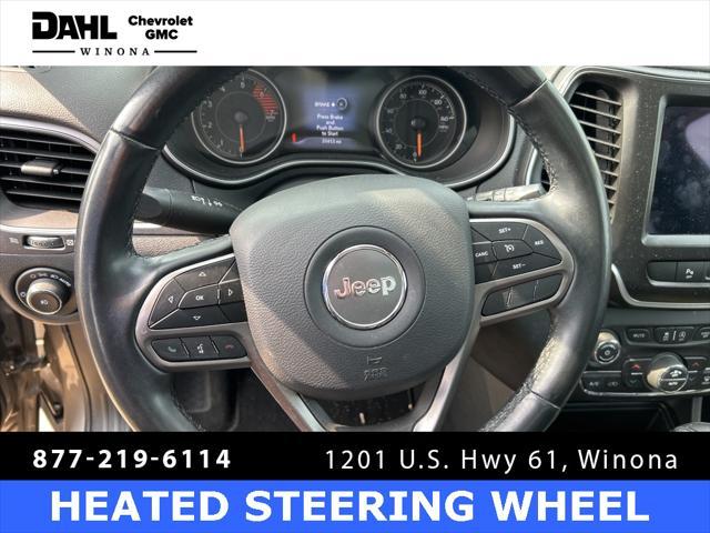 used 2021 Jeep Cherokee car, priced at $21,900