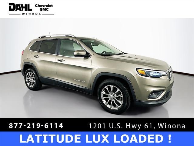 used 2021 Jeep Cherokee car, priced at $21,400