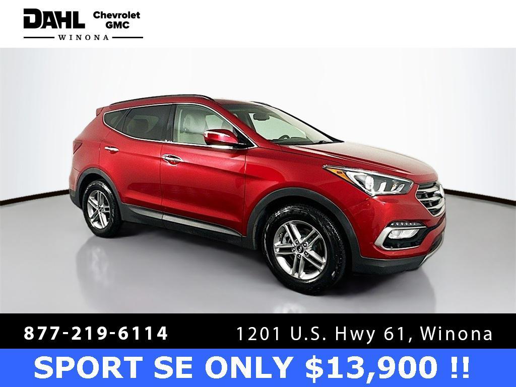 used 2018 Hyundai Santa Fe Sport car, priced at $13,400