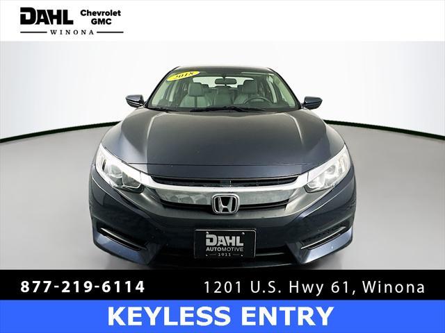 used 2018 Honda Civic car, priced at $13,900