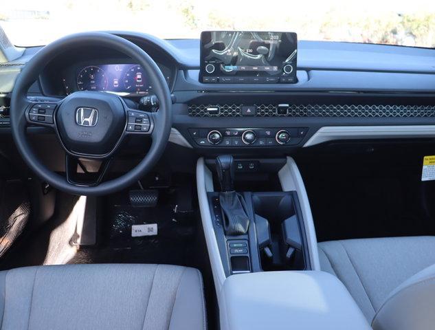 new 2025 Honda Accord car, priced at $31,110